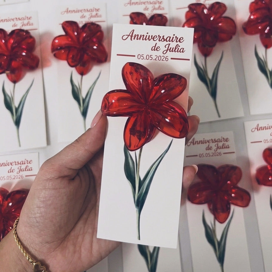 Carte fleur